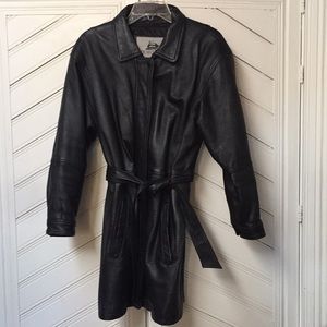 Women’s leather coat